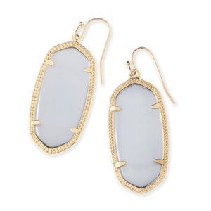 Kendra Scott Dani Earrings in Slate Cats Eye